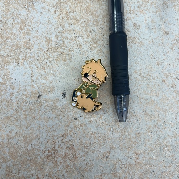 Chainsaw Man Chibi Denji and Pochita Pin - Picture 2 of 3